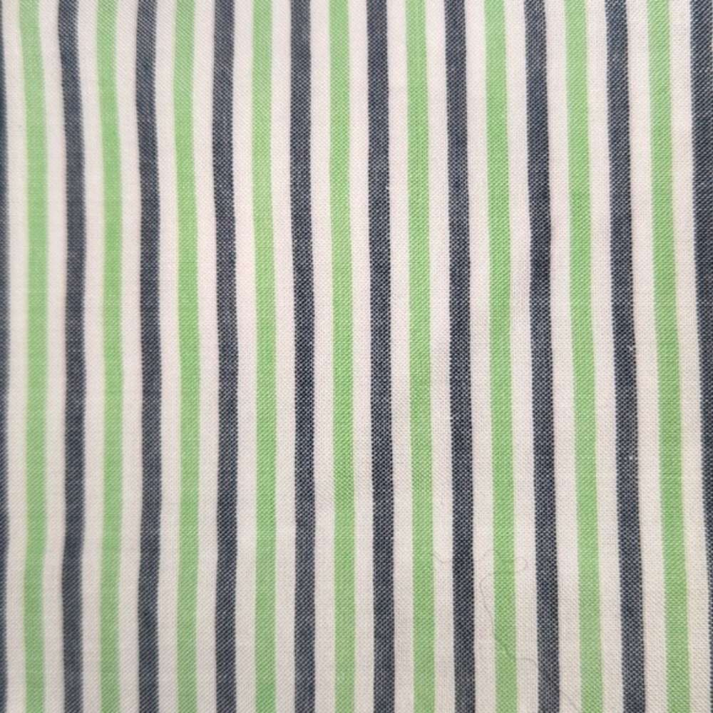 BELLA BLISS Wilson Shorts Vineyard Stripe In Green Blue and White Size 12 - Picture 10 of 11